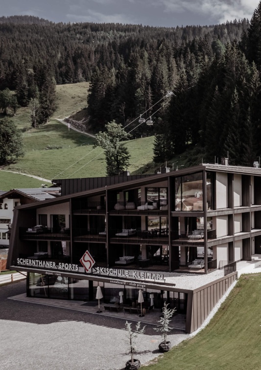 Au&szlig;enansicht vom Aparthotel JoAnn